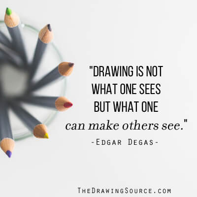 Inspirational Drawing Quotes with Shareable Images
