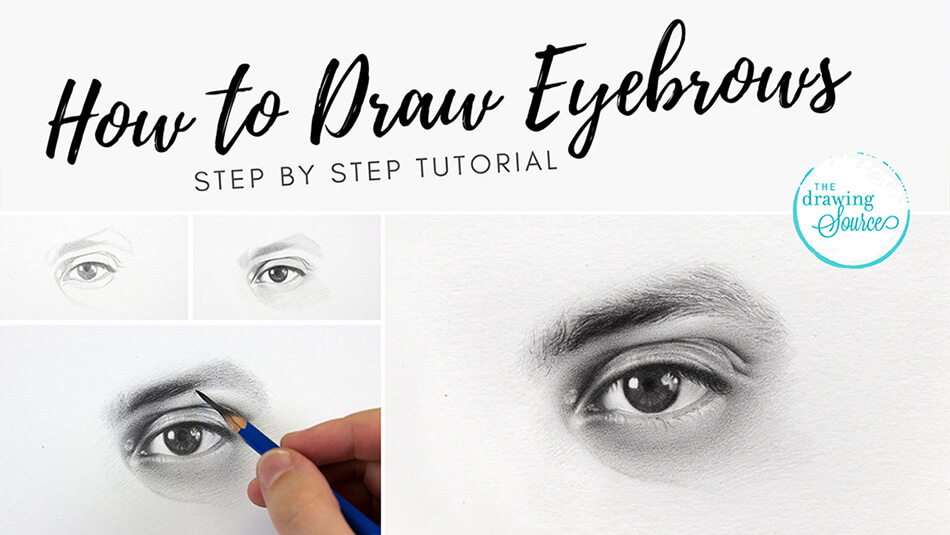 how to draw eyebrows realistically