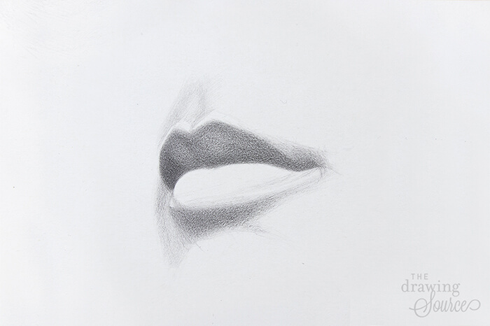 How to Draw Lips from the Side | How-to-Art.com