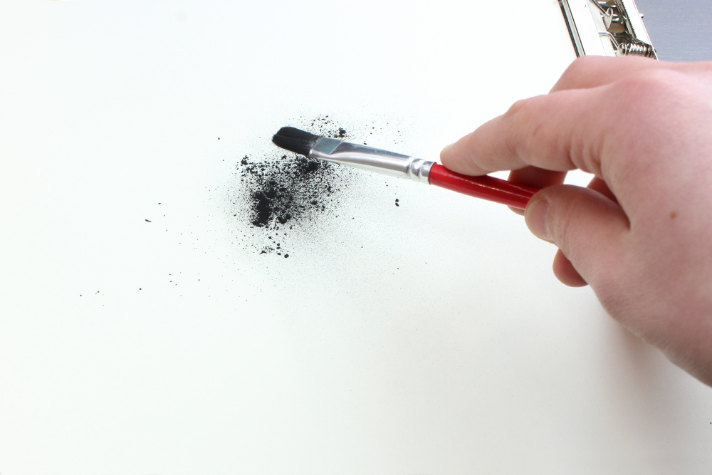 EASY DRAWING TUTORIAL: Using Powdered Charcoal to create TONE