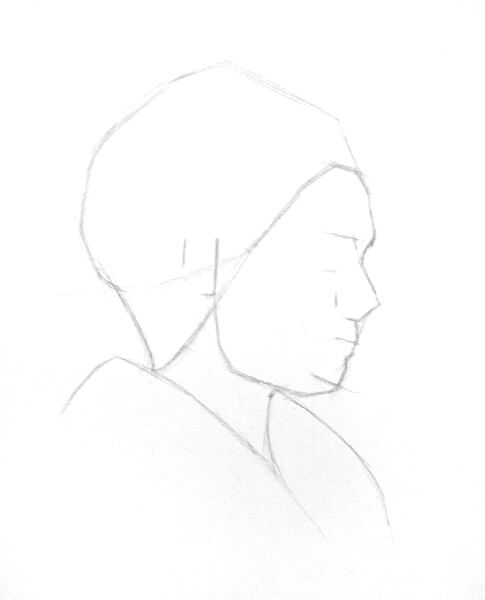 Face Drawing Drawings Artworks | Saatchi Art