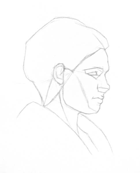 realistic face sketch tutorial